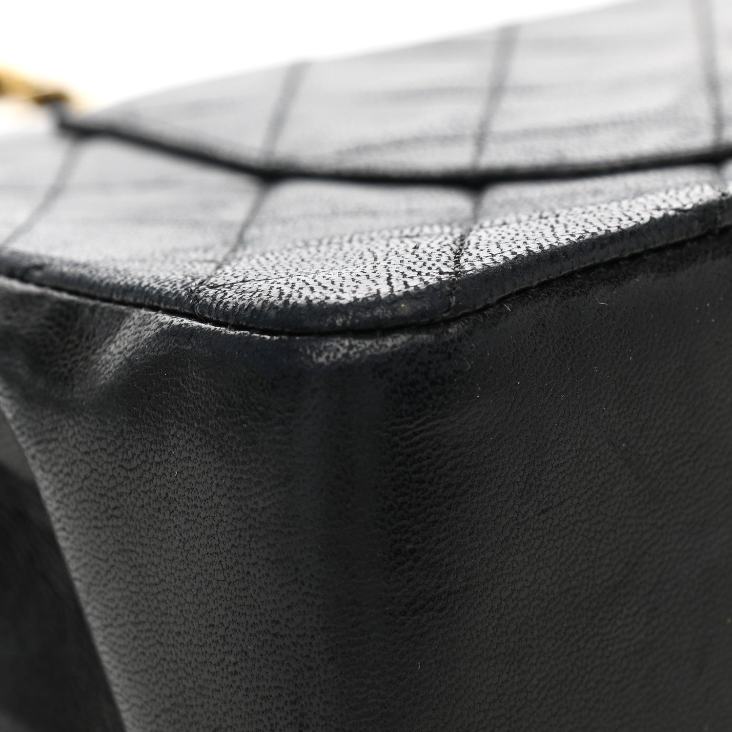 Chanel Lambskin Quilted Medium Double Flap Black 11 of 15