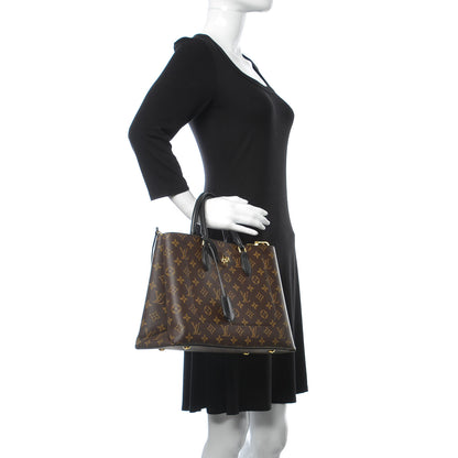 Louis Vuitton Monogram Flower Tote Black 2 of 11