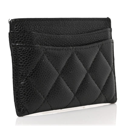 Chanel Caviar Quilted Card Holder Black 3 of 8