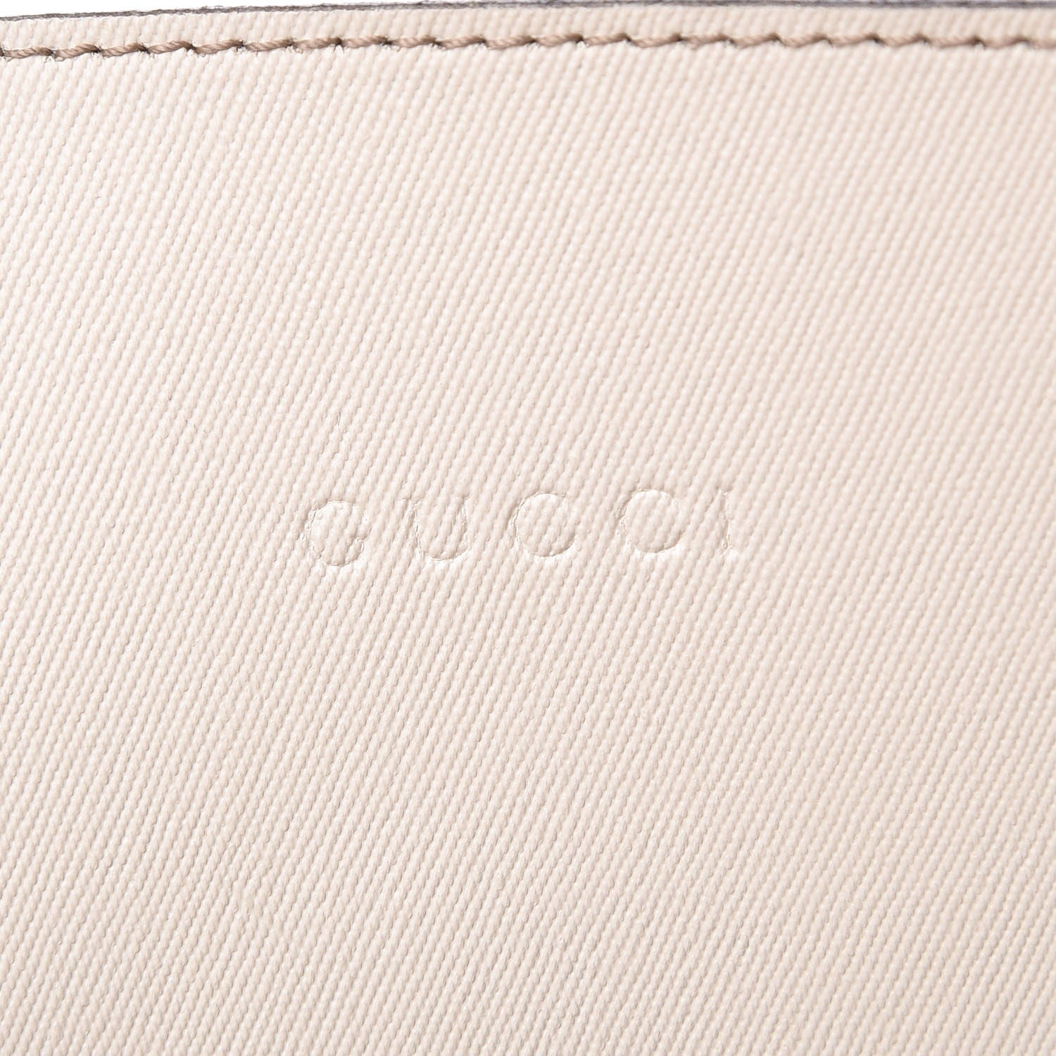 Gucci Calfskin GG Supreme Monogram Large Reversible Tote White 8 of 16