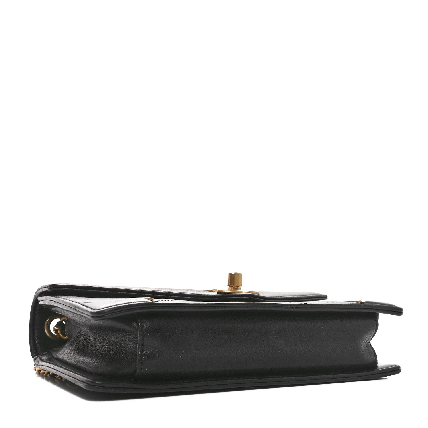 Chanel Lambskin Reversed Chevron Quilted Flap Black 4 of 10
