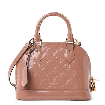Louis Vuitton Vernis Alma BB Rose Velours 1 of 11