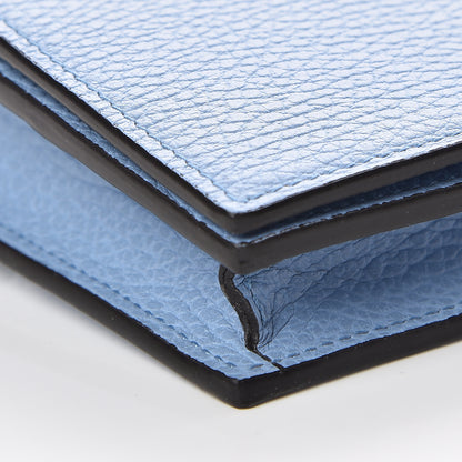 Gucci Dollar Calfskin Medium Betty Chain Wallet Mineral Blue 5 of 10