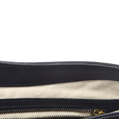 Gucci Cellarius Calfskin Feline GG Marmont Flap Shoulder Bag Black 11 of 16