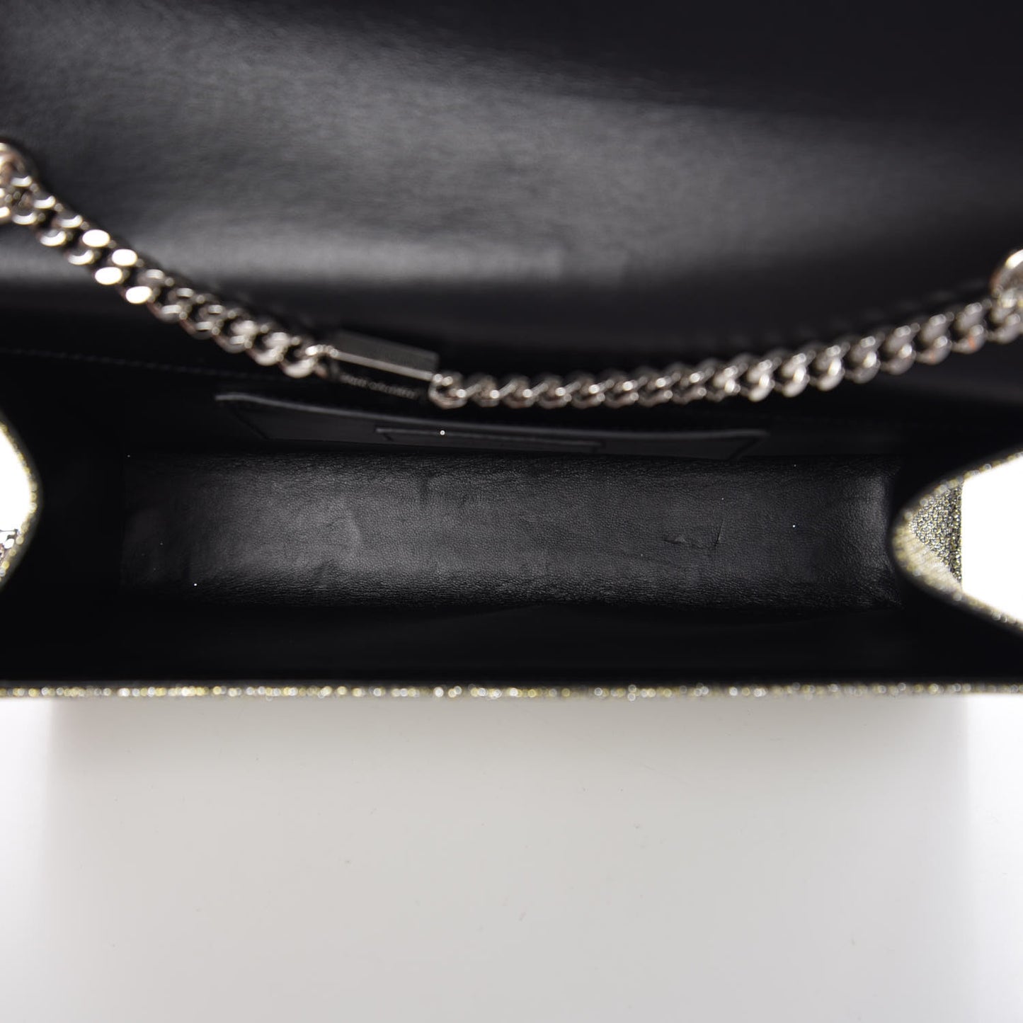 Metallic Canvas Woven Medium Classic Monogram Kate Satchel Gold