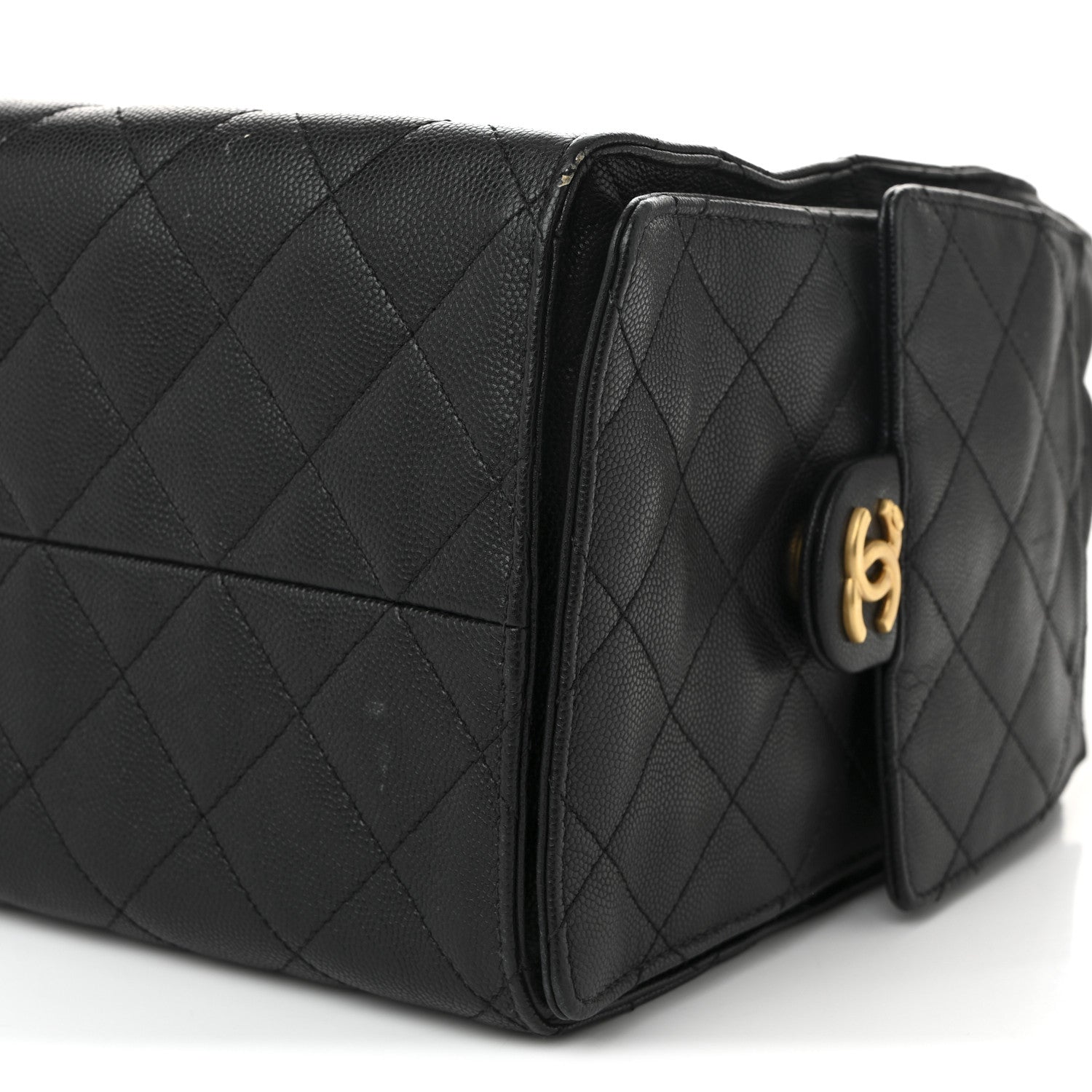 Chanel Caviar Quilted Medium Chanel 25 Handbag Black 11 of 15