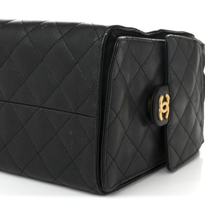 Chanel Caviar Quilted Medium Chanel 25 Handbag Black 11 of 15