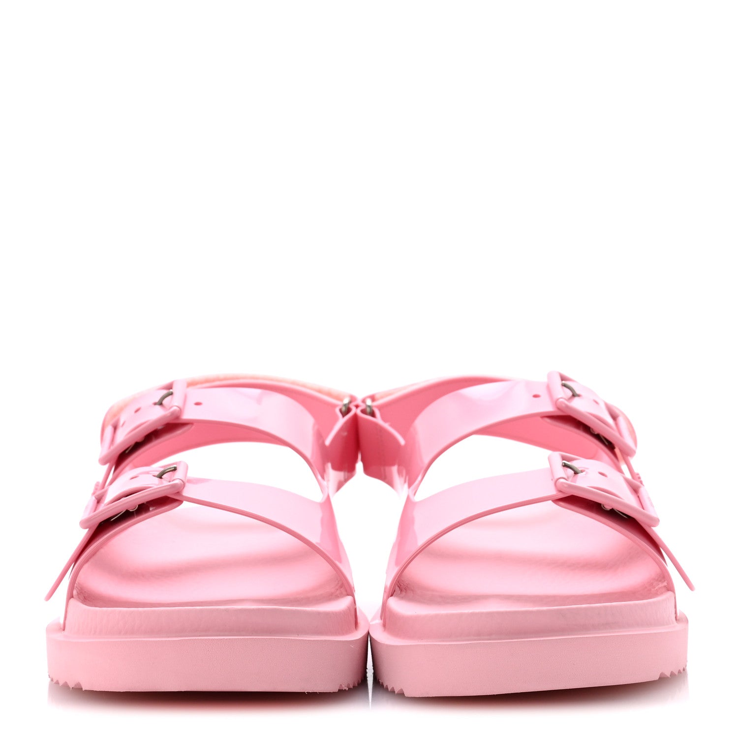 Gucci Rubber Mini Double G Womens Isla Dad Sandals 42 Wild Rose 3 of 9