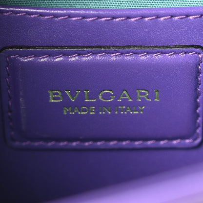 Bulgari Calfskin Small Serpenti Forever Snake Strap Crossbody Bag Amethyst 7 of 11
