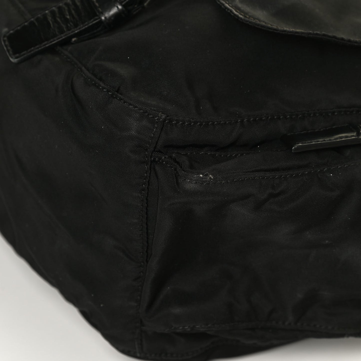 Tessuto Nylon Vela Messenger Bag Black