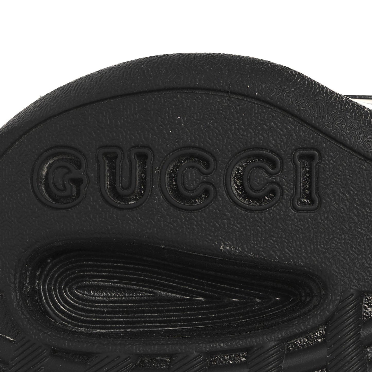Tela Retino Mesh Crystal Suede GG Monogram Womens Gucci Run Sneakers 36.5 Black Silver