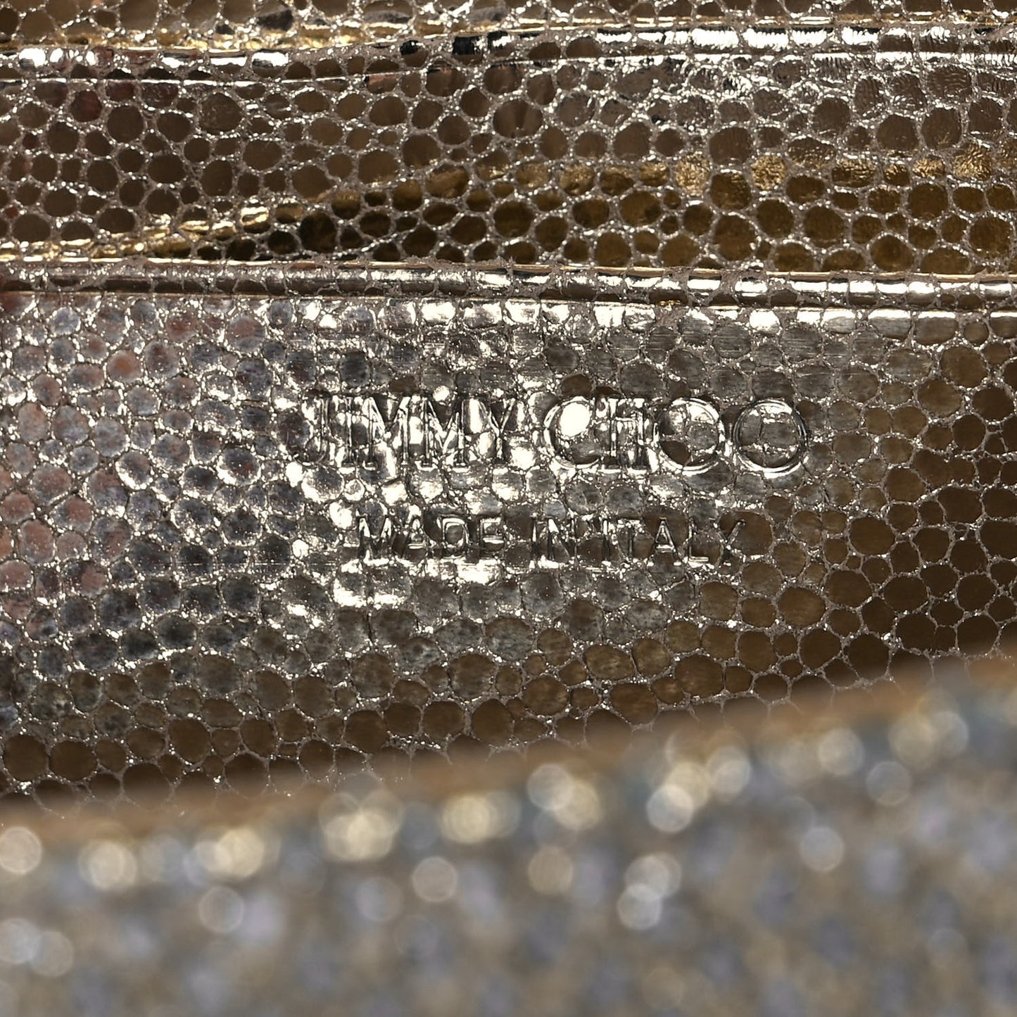 Glitter Fabric Finley Mini Shoulder Bag Champagne