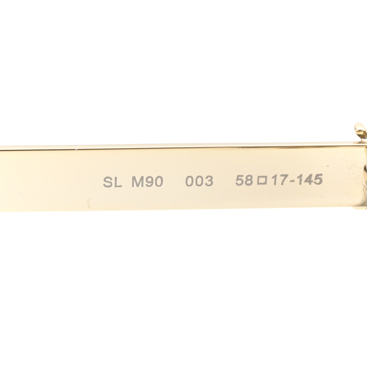 Saint Laurent Metal SL M90 Cat Eye Sunglasses Gold 6 of 7