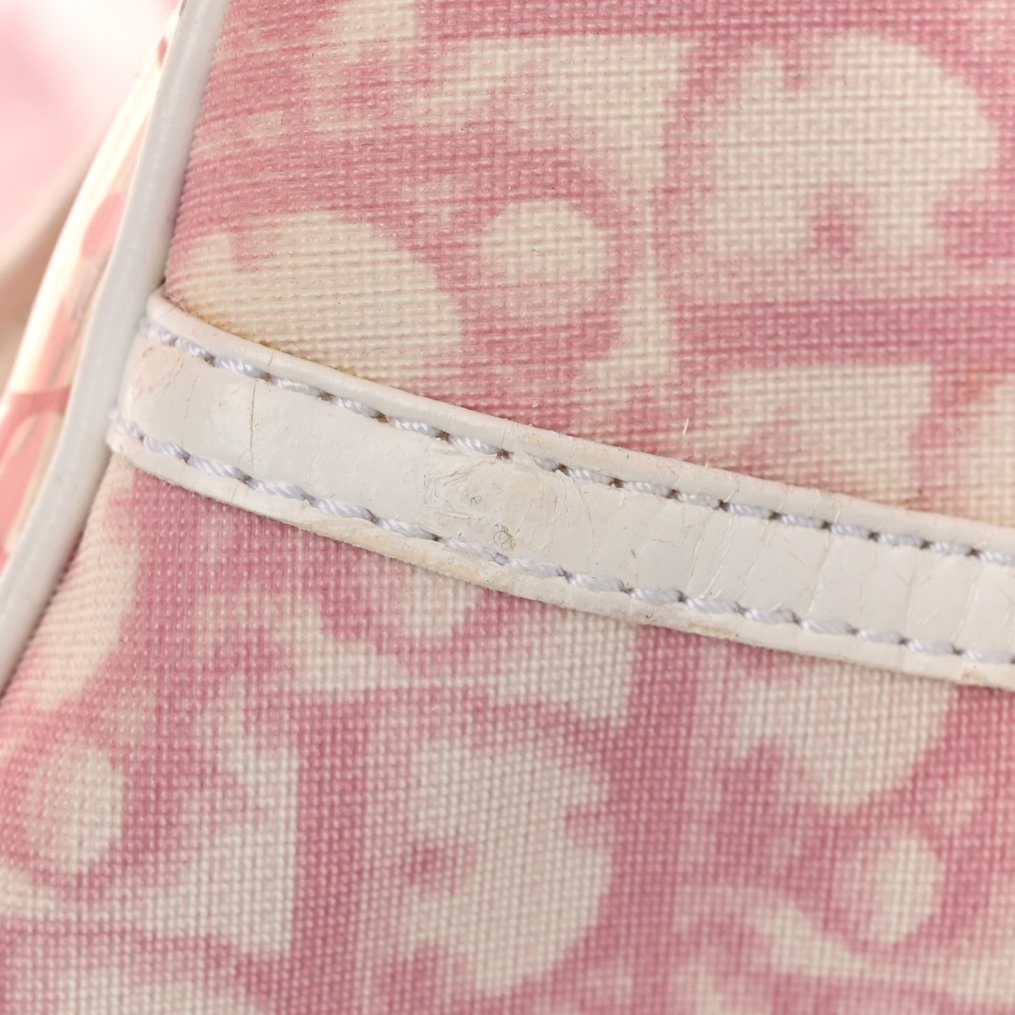 Monogram PVC Bowler Pink