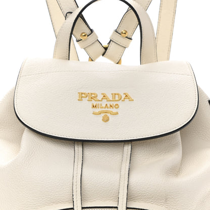 Prada Vitello Daino Backpack Talco 9 of 17