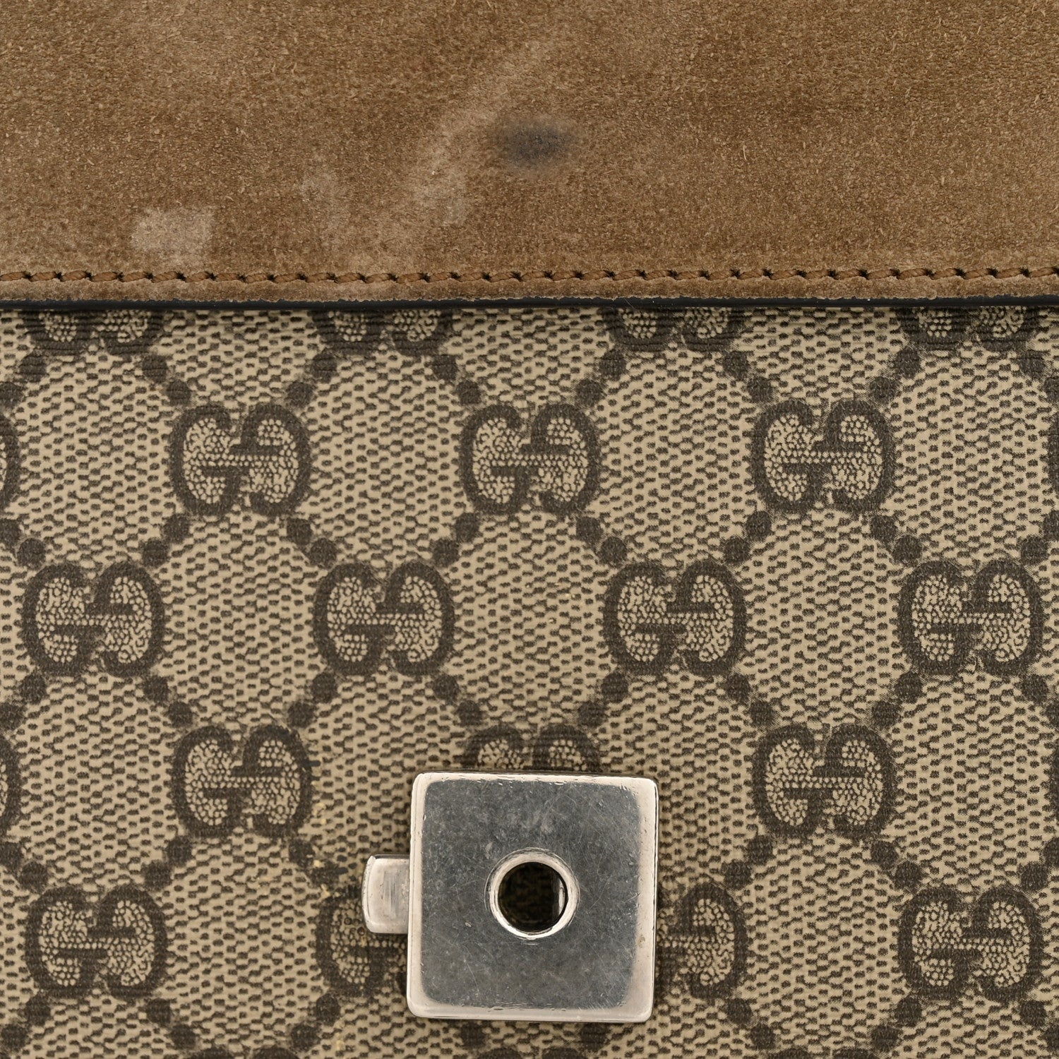 Gucci GG Supreme Monogram Small Dionysus Shoulder Bag Taupe 11 of 13