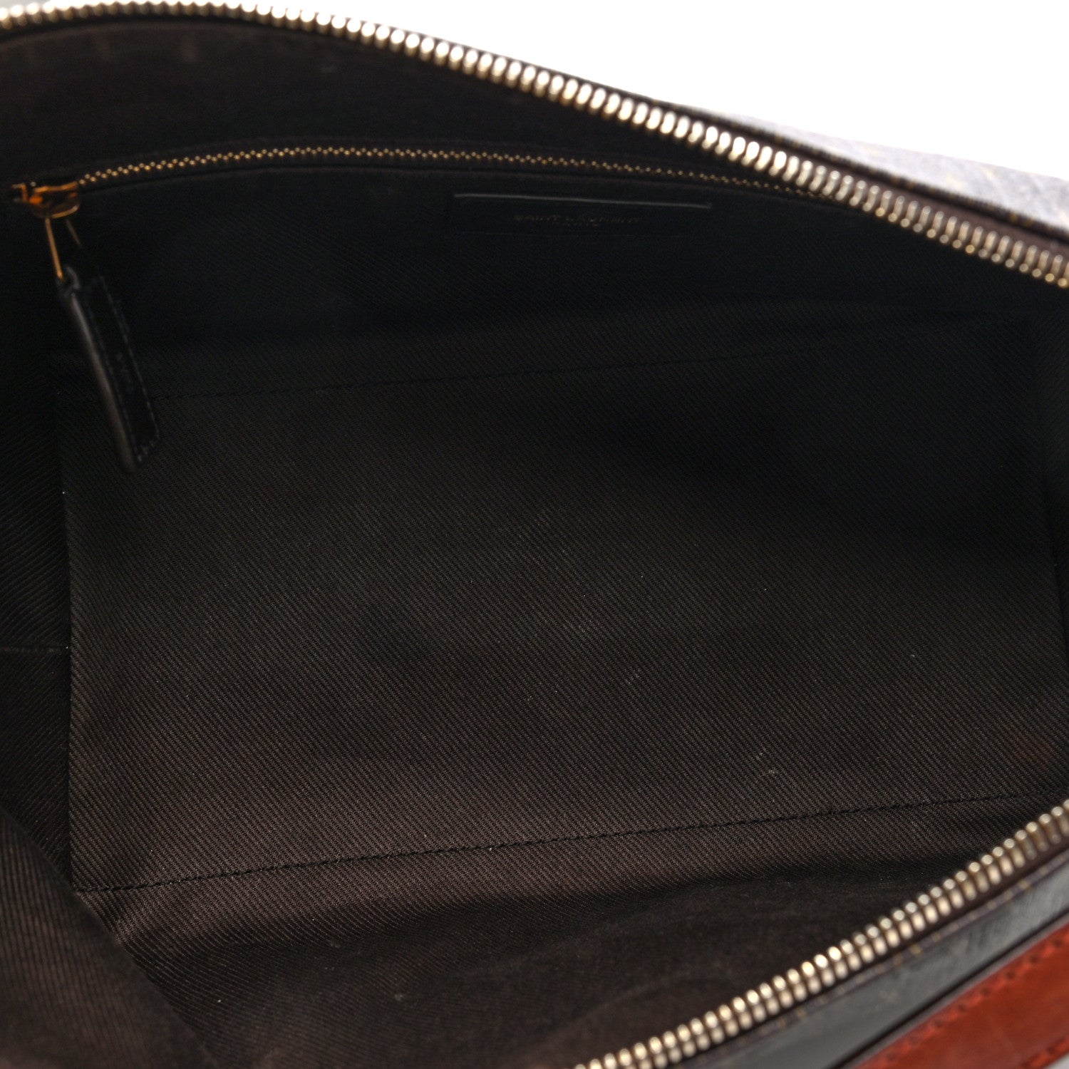 Saint Laurent Canvas Smooth Calfskin Le Monogramme Crossbody Bag Chestnut 5 of 9