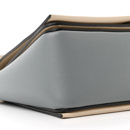 Celine Shiny Smooth Calfskin Medium Frame Shoulder Bag Grege Storm 9 of 12