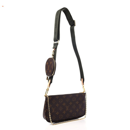 Louis Vuitton Monogram Multi Pochette Accessories Kaki 2 of 11