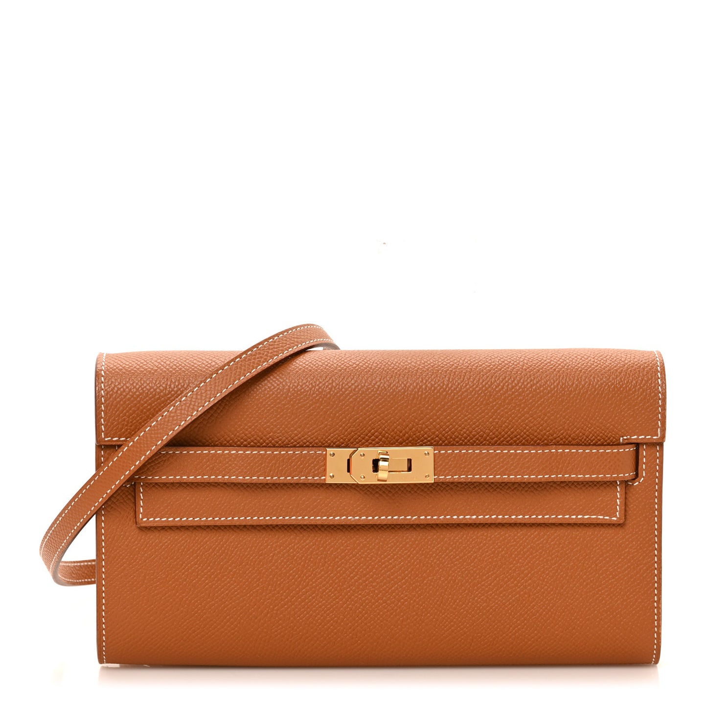 Epsom Kelly Wallet To Go Gold