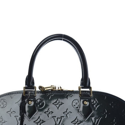 Louis Vuitton Vernis Alma MM Blue Nuit 9 of 10