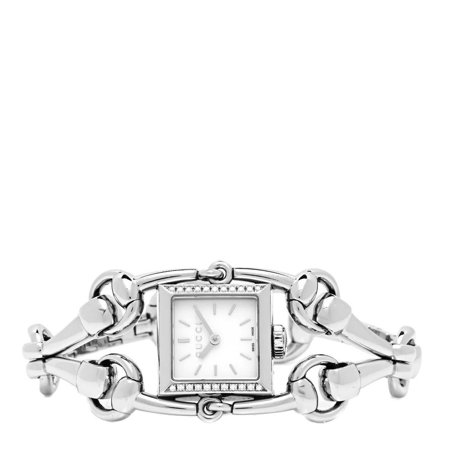 Stainless Steel Diamond Bezel Mother of Pearl 20mm Signoria Quartz Watch