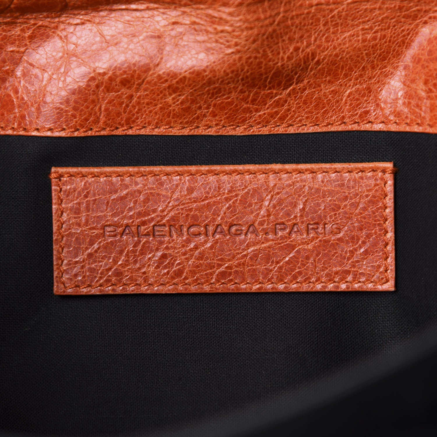 Balenciaga Agneau Giant 21 Silver Hardware Envelope Clutch Mandarine 8 of 10