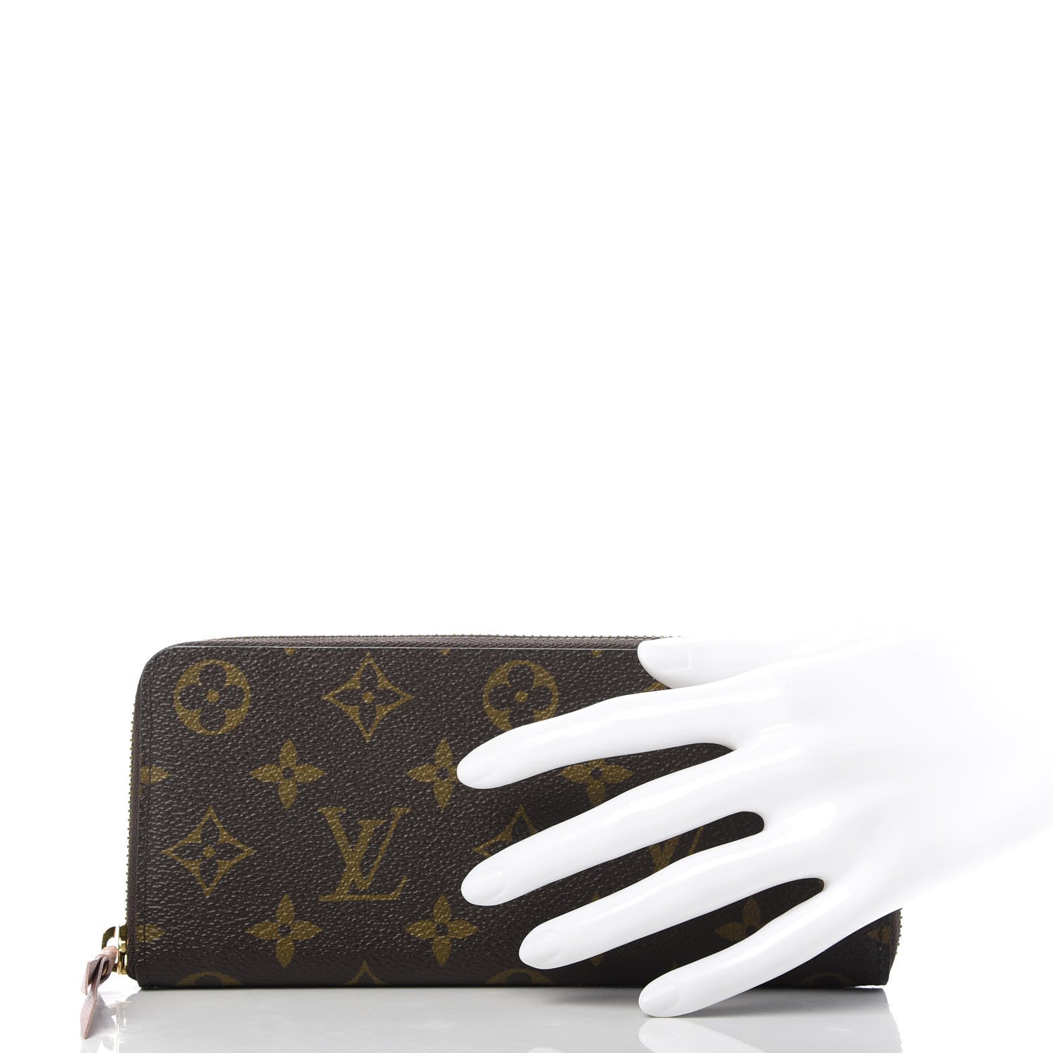Louis Vuitton Monogram Clemence Wallet Rose Ballerine 2 of 10