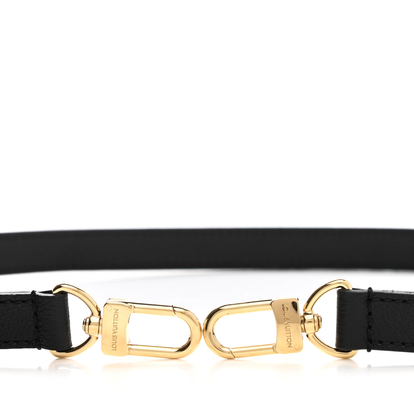 Calfskin 16mm Adjustable Shoulder Strap Black