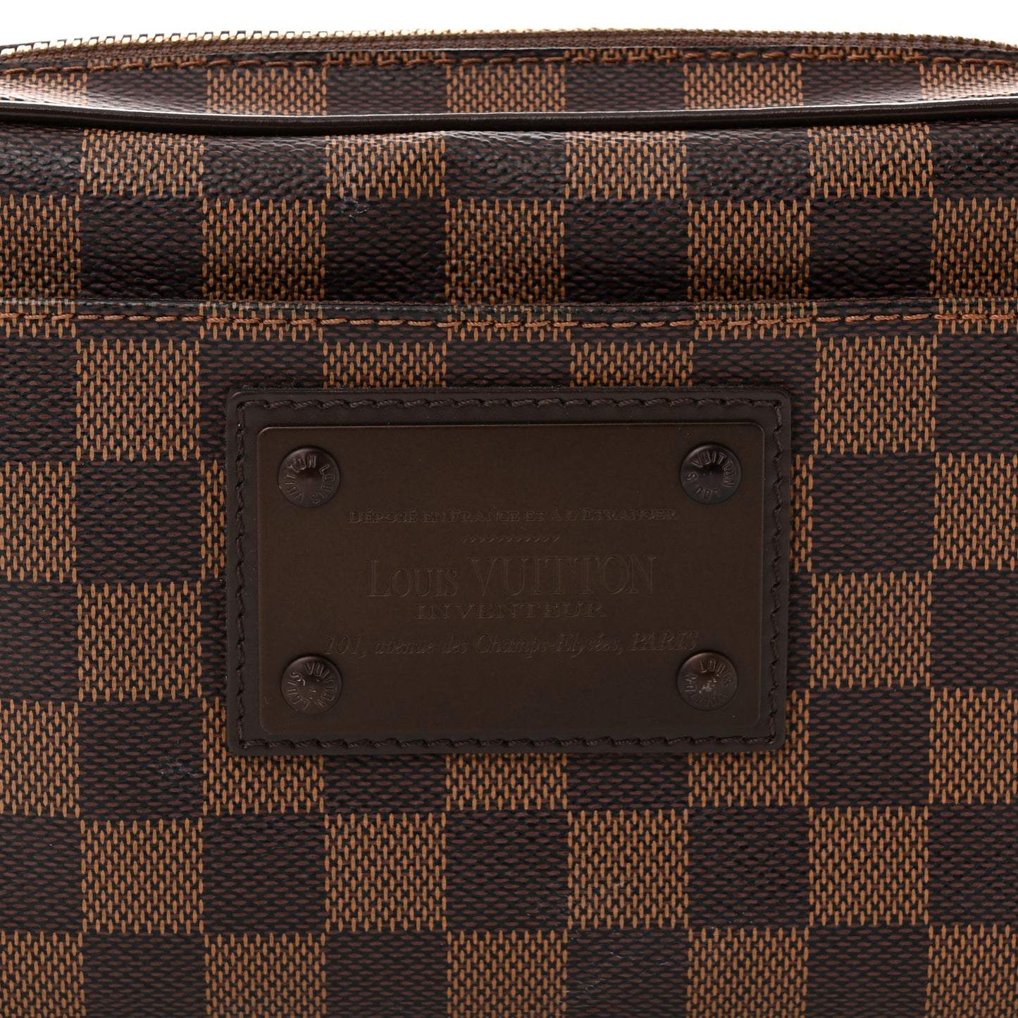 Damier Ebene Brooklyn Bum Bag