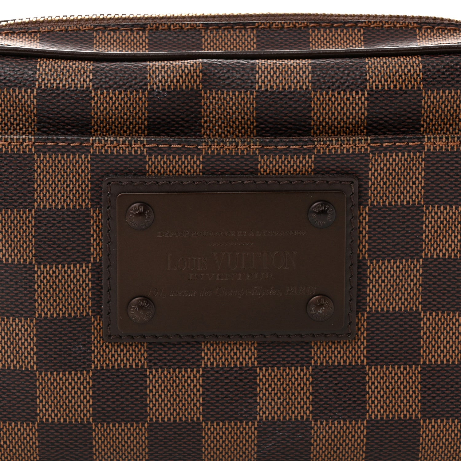 Louis Vuitton Damier Ebene Brooklyn Bum Bag 7 of 9