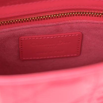 Christian Dior Patent Cannage Mini Lady Dior Pink 6 of 9