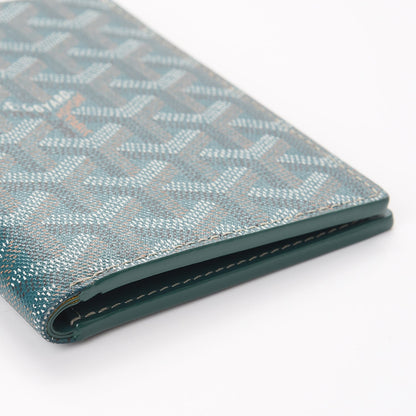 Goyard Goyardine Moliere Wallet Green 10 of 11