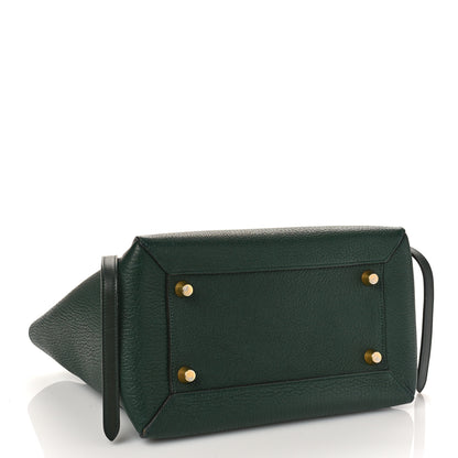 Celine Goatskin Smooth Calfskin Mini Belt Bag Dark Green 4 of 9
