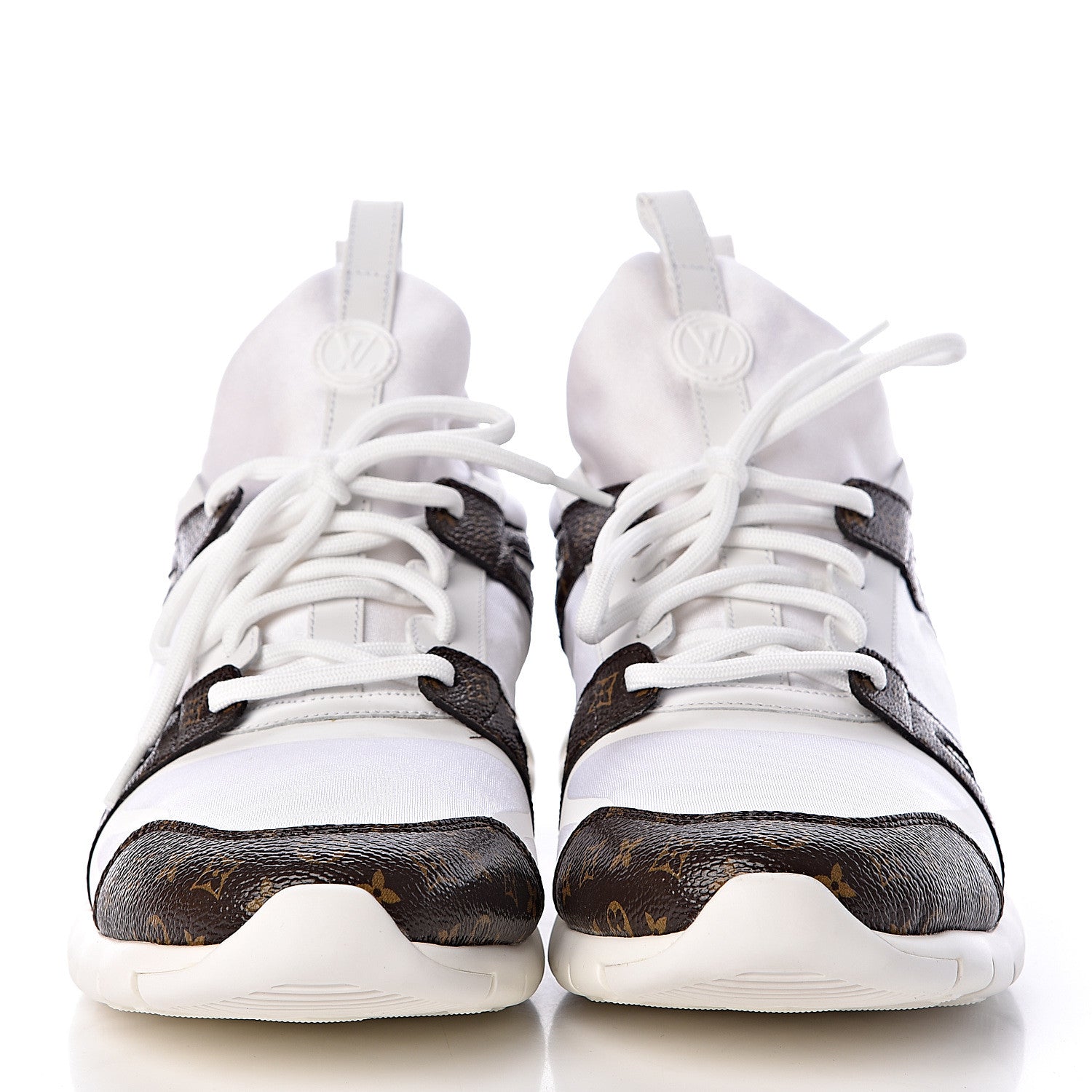 Louis Vuitton Technical Nylon Monogram Rubber Aftergame Sneakers 41 2 of 9