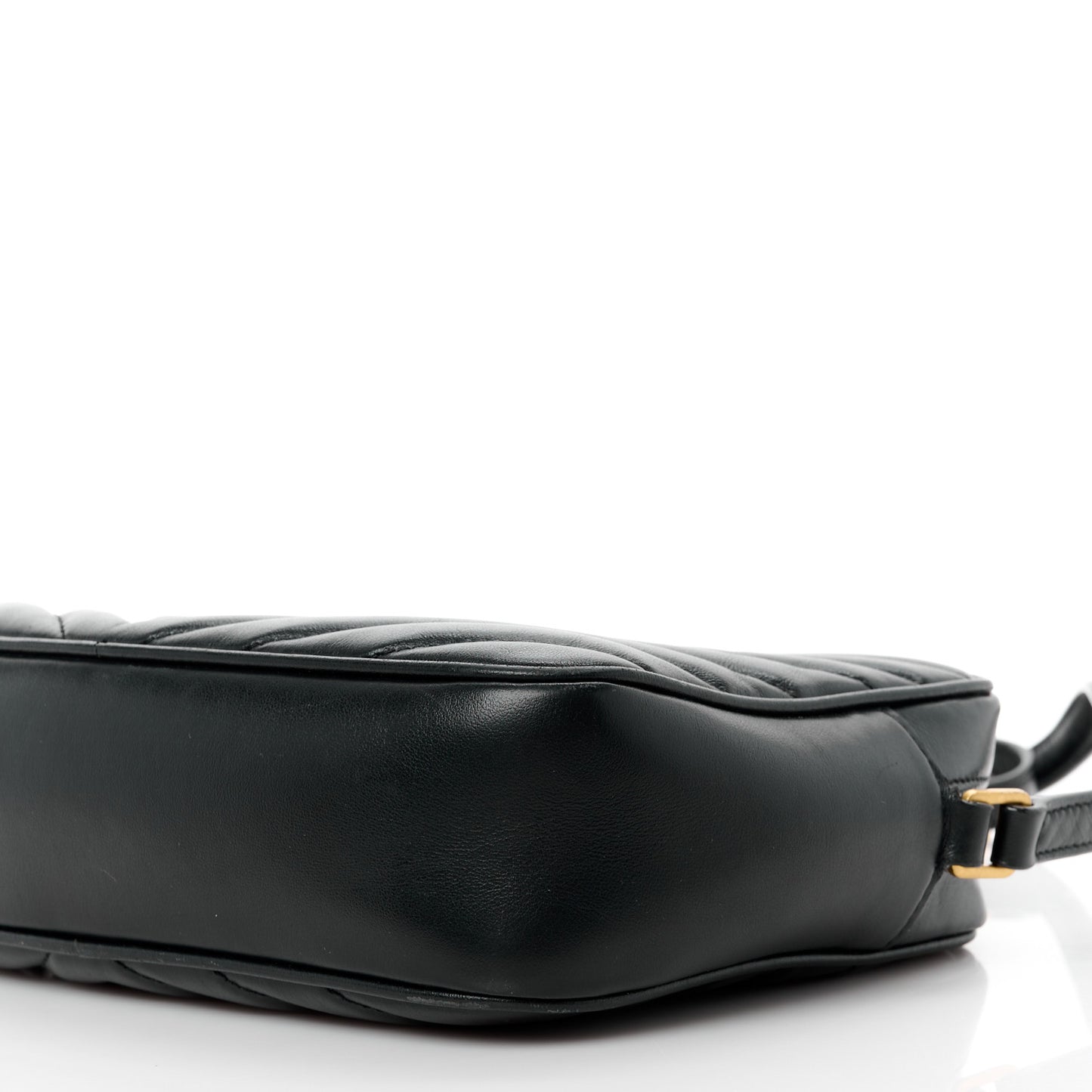 Calfskin Matelasse Monogram Lou Camera Bag Black