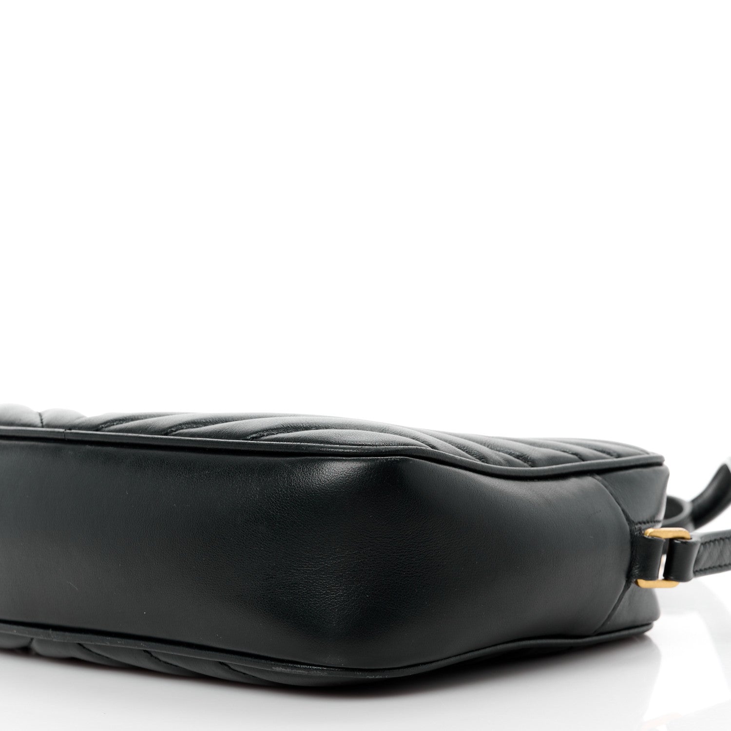 Saint Laurent Calfskin Matelasse Monogram Lou Camera Bag Black 10 of 11