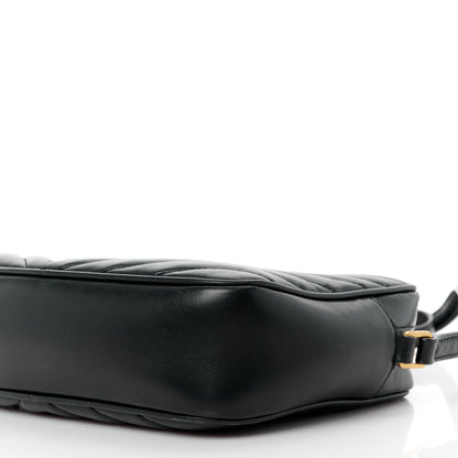 Saint Laurent Calfskin Matelasse Monogram Lou Camera Bag Black 10 of 11