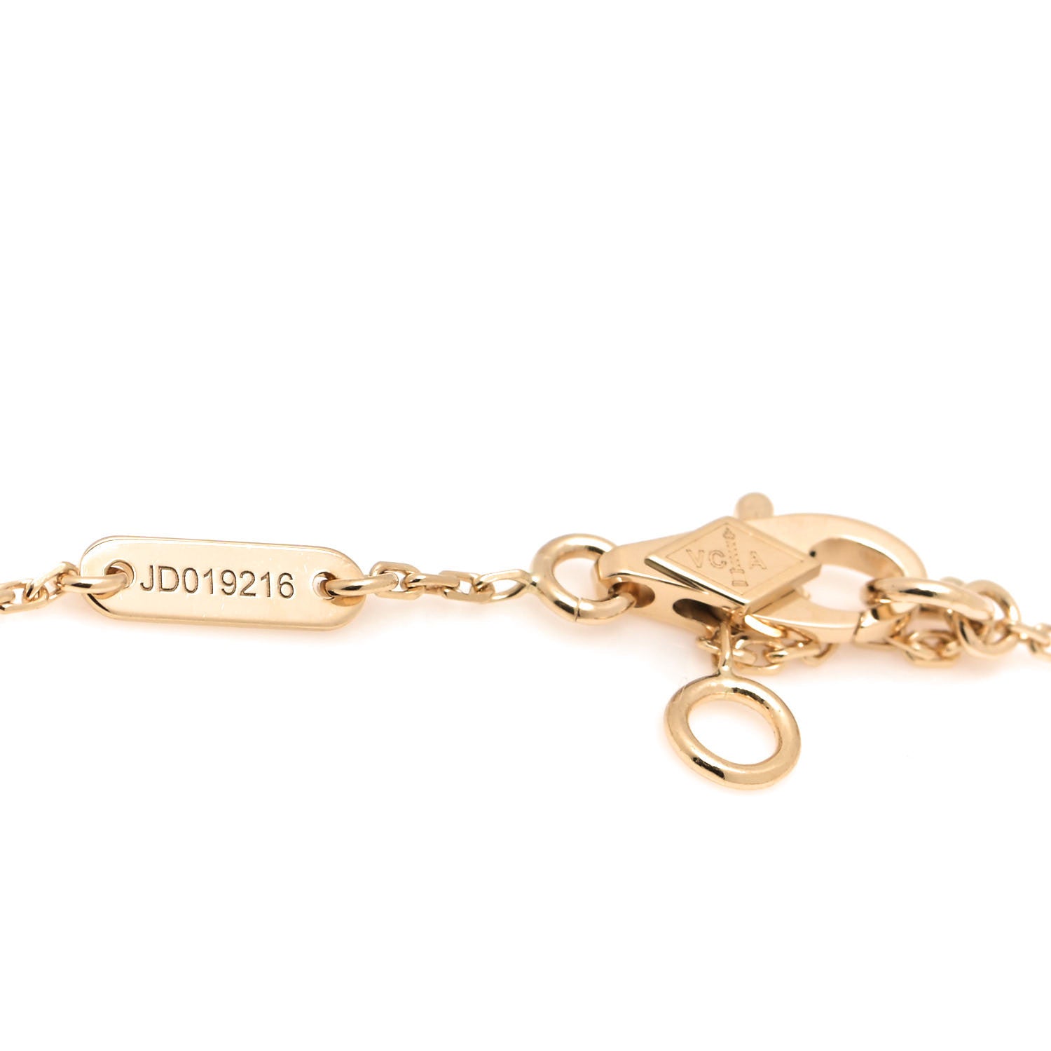 Van Cleef & Arpels 18K Yellow Gold Mother of Pearl Sweet Alhambra Butterfly Bracelet 4 of 5
