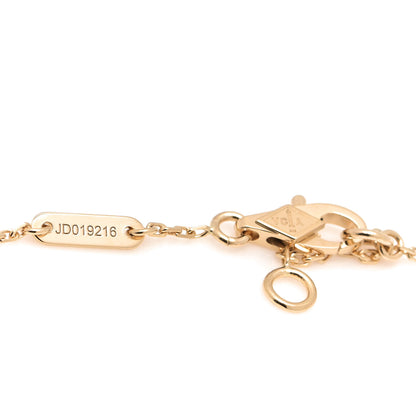 Van Cleef & Arpels 18K Yellow Gold Mother of Pearl Sweet Alhambra Butterfly Bracelet 4 of 5