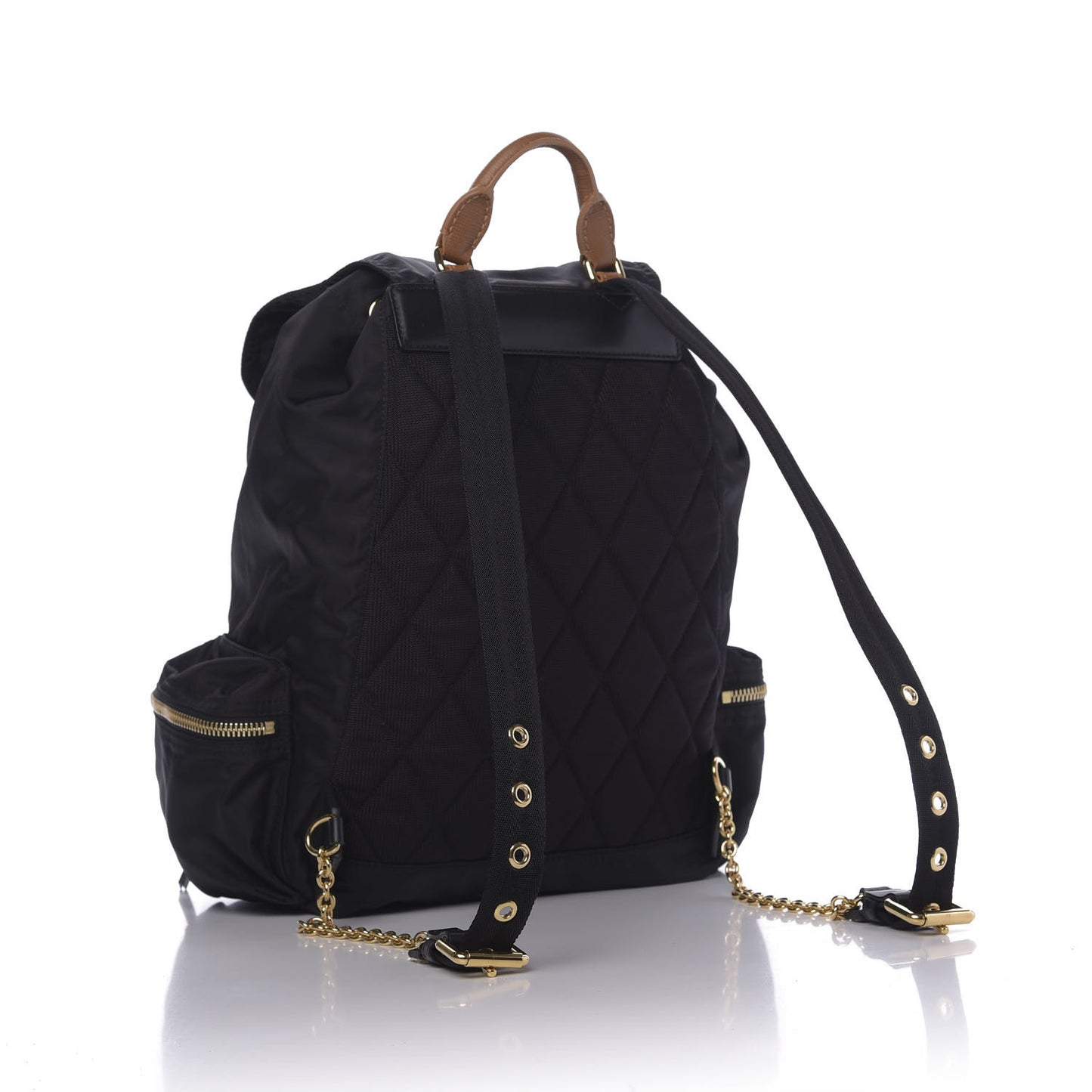 Prorsum Nylon Rucksack Backpack Black