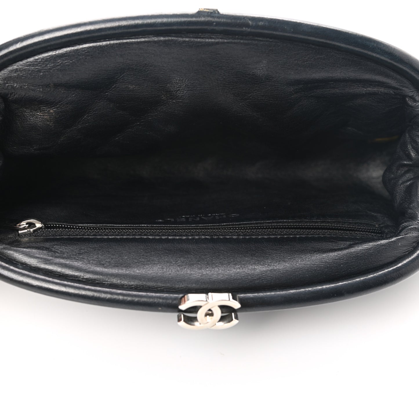 Lambskin Quilted Timeless Clutch Black