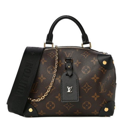 Louis Vuitton Monogram Petite Malle Souple Black 1 of 13