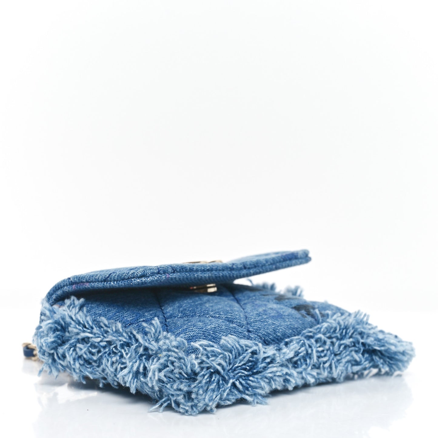 Denim Quilted Denim Mood Belt Bag Blue Multicolor