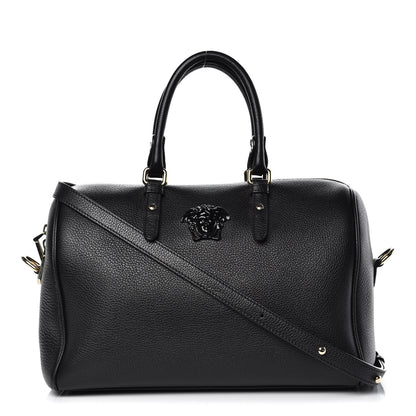 Versace Calfskin Palazzo Duffle Bag Black 1 of 10
