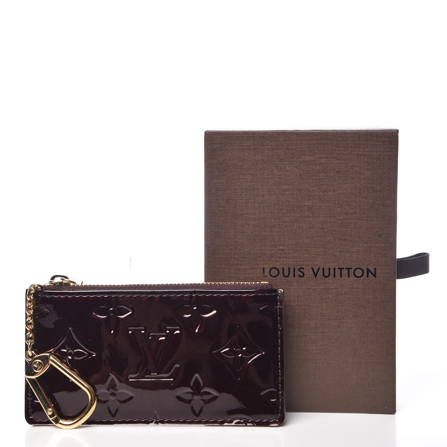 Louis Vuitton Vernis Pochette Key Pouch Amarante 7 of 7
