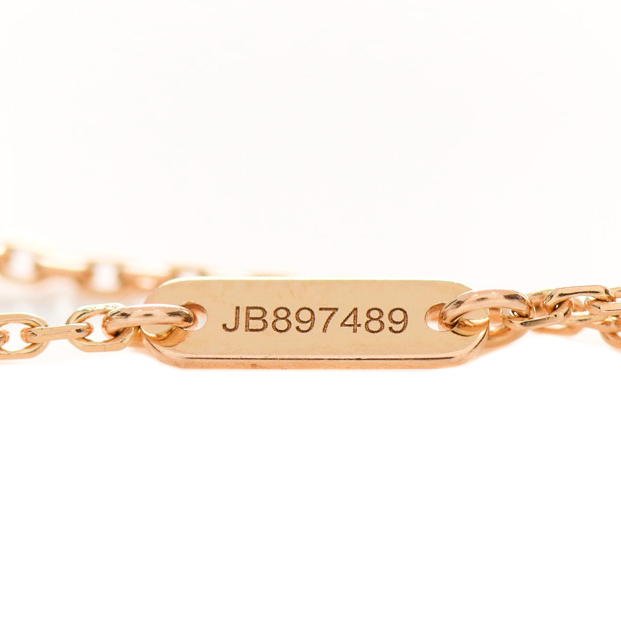 Van Cleef & Arpels 18K Rose Gold Carnelian Sweet Alhambra Bracelet 4 of 6