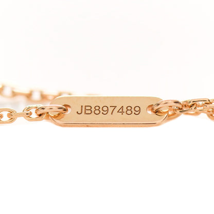 Van Cleef & Arpels 18K Rose Gold Carnelian Sweet Alhambra Bracelet 4 of 6