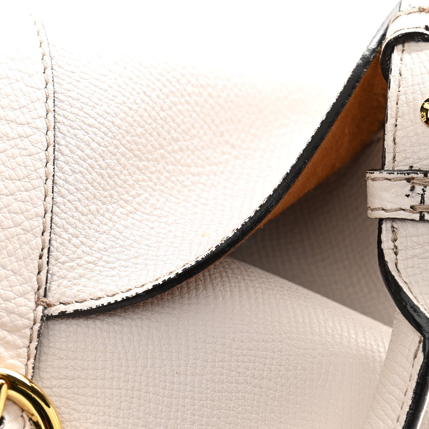 Burberry Grainy Calfskin Medium Sycamore Hobo White 15 of 21