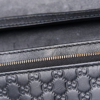 Gucci Microguccissima Crossbody Wallet Black 10 of 11